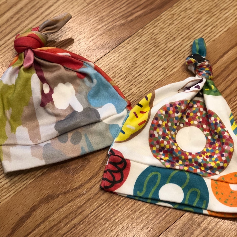 Candy Kirby Designs knotted beanies